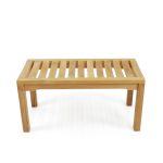 36" Oxford Teak Backless Bench