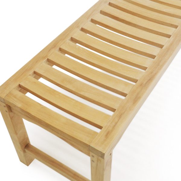 Teak Backless Bench