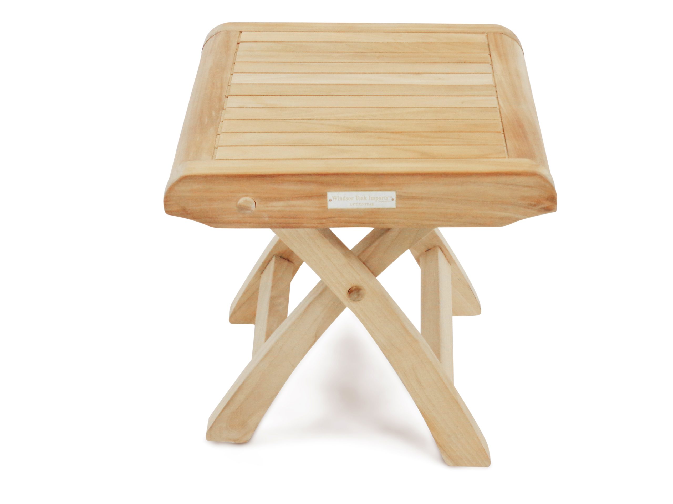 The Windsor Teak 19" Sq x 16" H  Foot Stool/ Side Table.....take your pick!