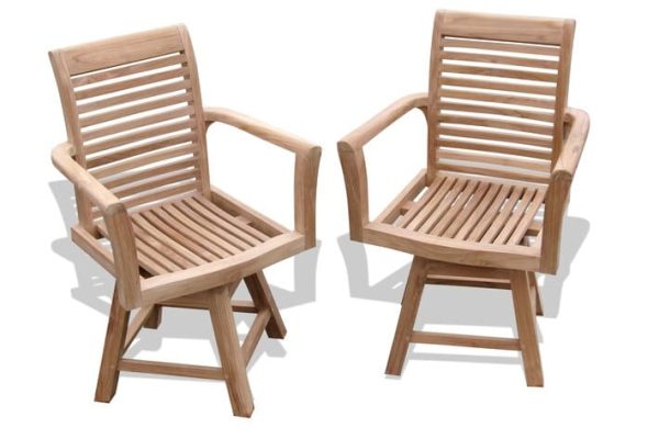 Teak Swivel Chairs