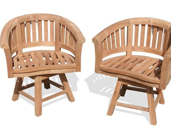Teak Swivel Chairs