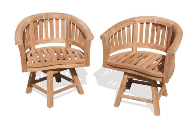 Teak Swivel Chairs