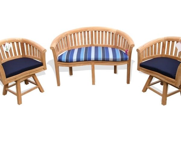 Teak Bench & Chairs