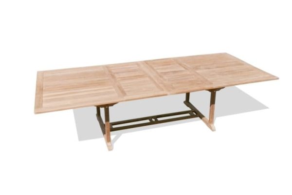 Extra Wide Rectangular Buckingham 118" x 51" Double Leaf Extension Table.........Seats 12-14