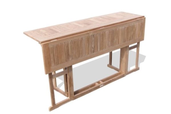 Rectangular Teak Drop Leaf Table