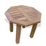 Grade A Teak 20" Octagon x 18" H Side Table, Hyannis Port