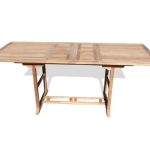 Grade A Teak 95" x 39" Rectangular Counter Extension Table. Seats 8-10. Double Leaf Makes 3 Different Size Tables. Bimini.