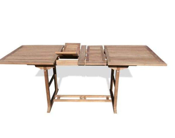 Grade A Teak 95" x 39" Rectangular Counter Extension Table. Seats 8-10. Double Leaf Makes 3 Different Size Tables. Bimini.