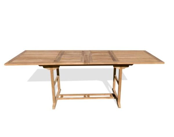 Grade A Teak 108" x 39" Rectangular Counter Extension Table. Seats 10-12 Double Leaf Makes 3 Different Size Tables Bimini