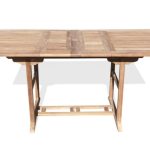 Grade A Teak 66" x 39" Rectangular Counter Extension Table Seats 6-8 Double Leaf Makes 3 Different Size Tables Bimini
