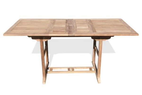 Grade A Teak 66" x 39" Rectangular Counter Extension Table Seats 6-8 Double Leaf Makes 3 Different Size Tables Bimini