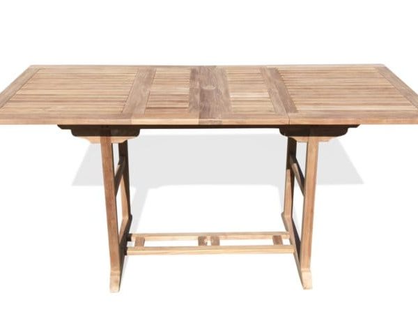 Grade A Teak 66" x 39" Rectangular Counter Extension Table Seats 6-8 Double Leaf Makes 3 Different Size Tables Bimini