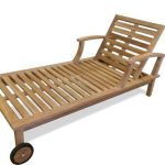 Grade A Teak Portofino Sun Lounger with Arms