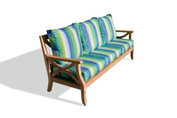 Grade A Teak Hampton Deep Seating 4 Pc Sofa Set w Sunbrella Cushions/40 Colors