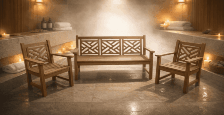 windsor teak sauna furniture